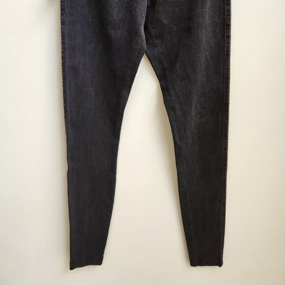 Lysse Jeans Women's XS Dark Gray Denim Jeggings Pull On Skinny Leg Retro Hippie - Picture 7 of 16